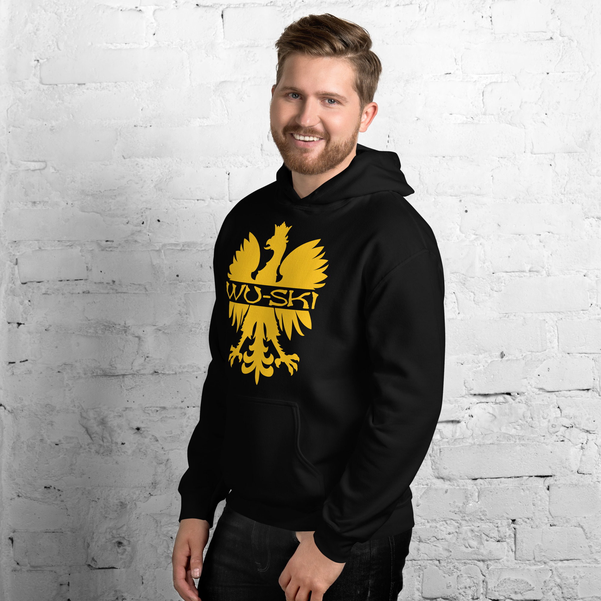 WU-SKI Unisex Hoodie - Image 3